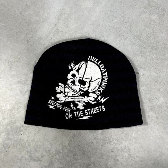 Hell Is For Heroes Other - VIntage Hellgate Punks Beanie Skull Beani One Size Skully